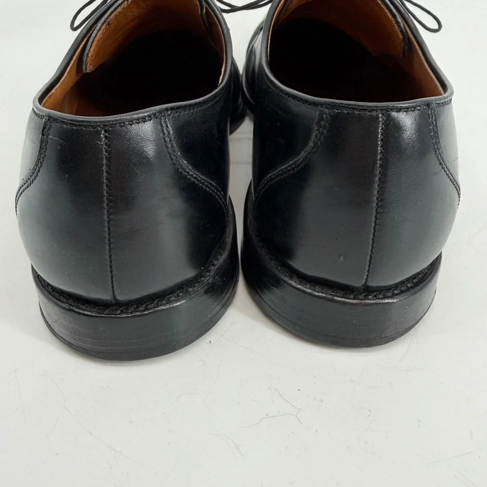 Allen Edmonds Burton Black Leather Split Toe‎ Derby 11 EEE USA Dress Shoes